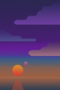 Güzel degrade parti