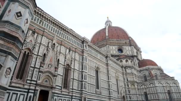 Italia Catedral de Florencia — Vídeo de stock