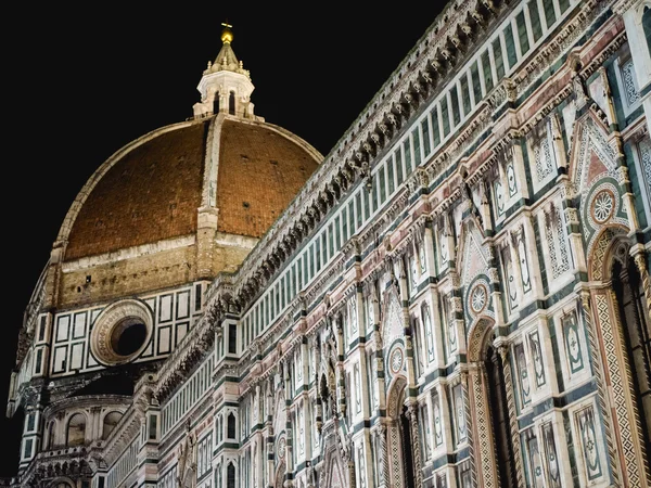 Florence cathedral side night — Stock Photo, Image