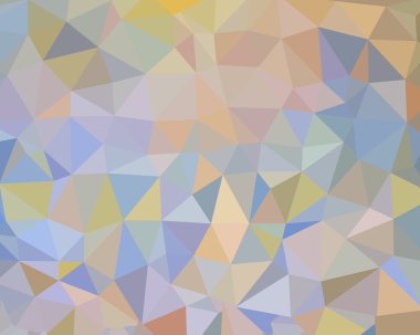 Flat abstract colorful background with triangles  - Illustration