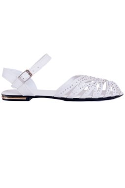 Bayan yaz sandalet. İzole