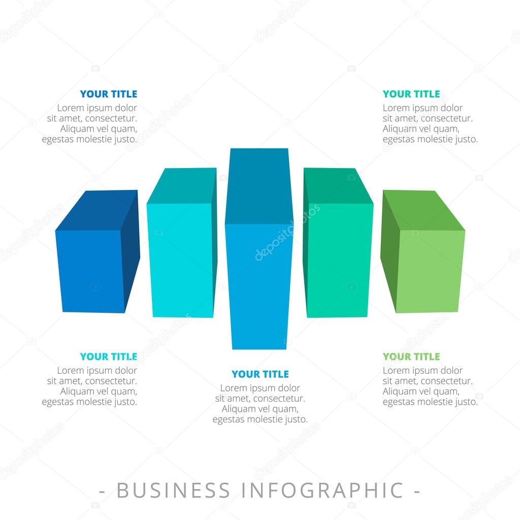 Five Column Chart Template