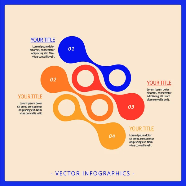 Kreativa processen diagrammall — Stock vektor