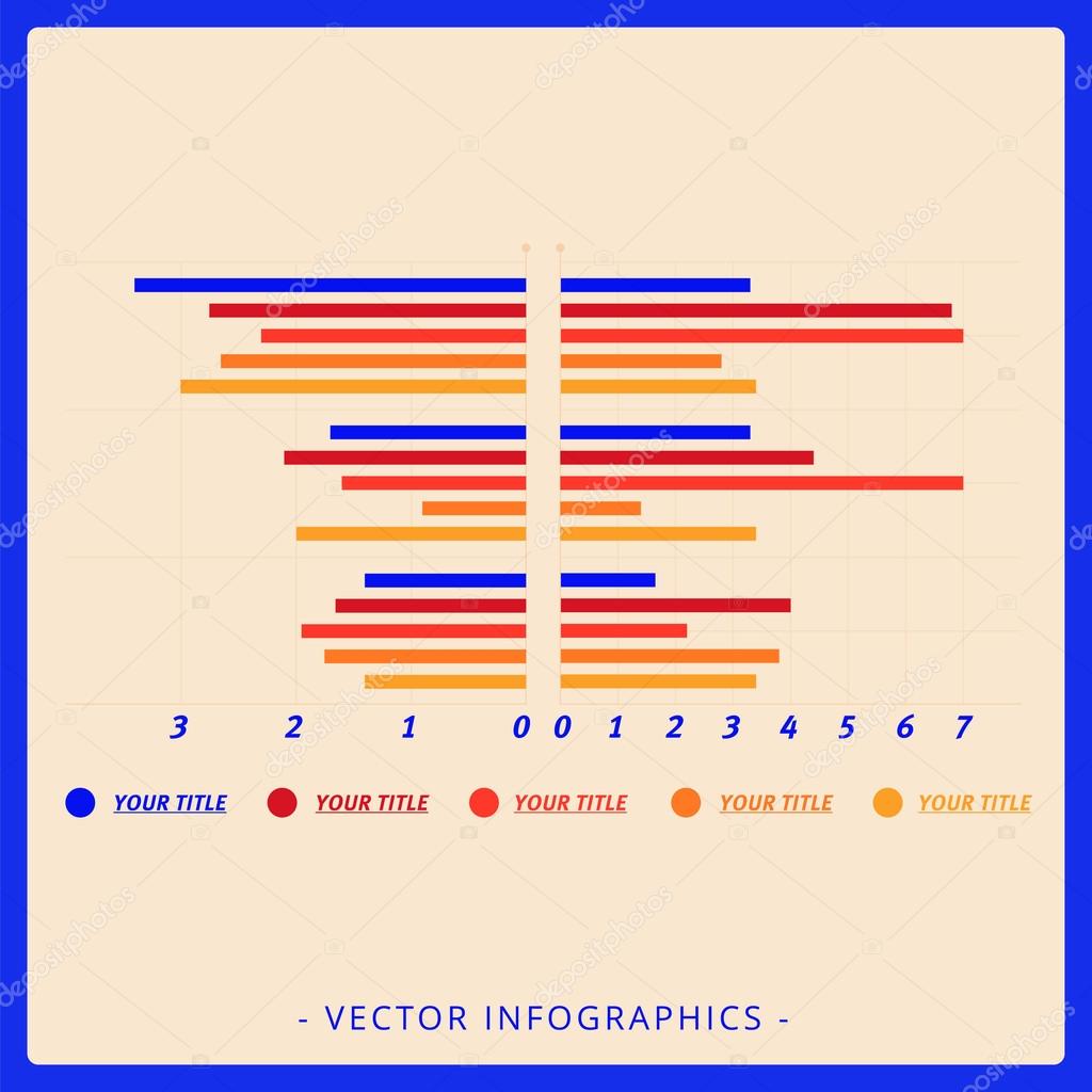 Five Column Chart Template