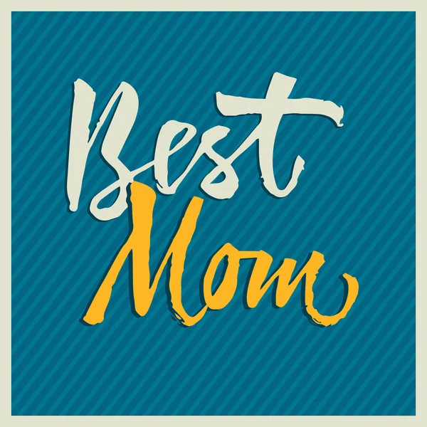 Beste Mama Inschrift 9 — Stockvektor