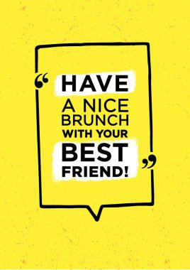 Güzel Brunch yazıt var