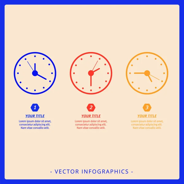 Klockan ratten diagrammall — Stock vektor