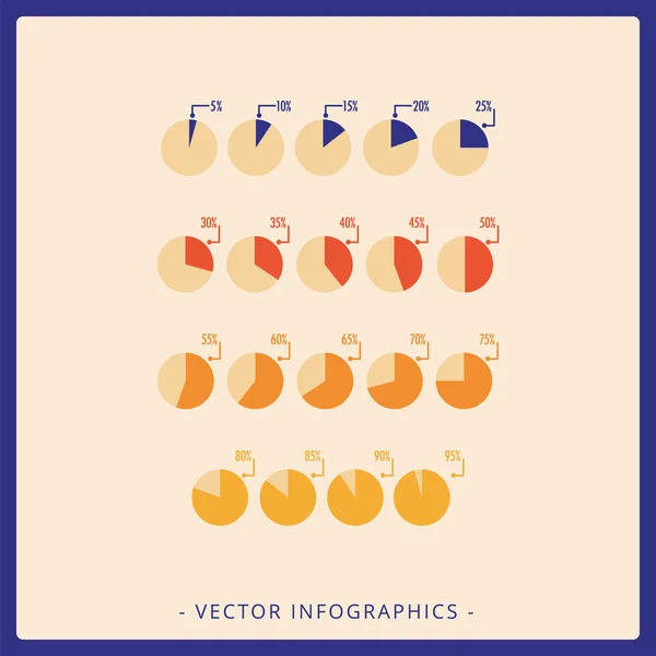 Harvey palle modello diagramma piatto — Vettoriale Stock