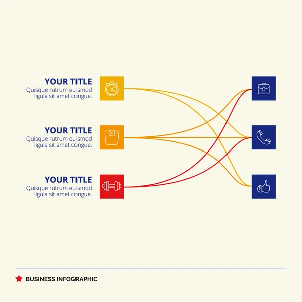 Plantilla de diagrama de lluvia de ideas — Vector de stock