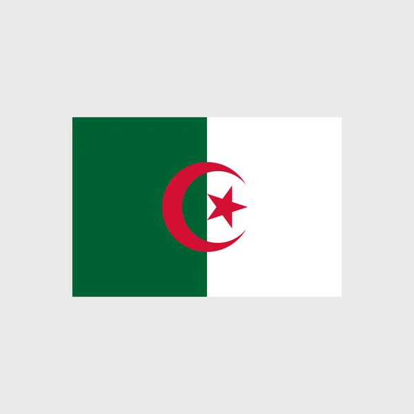 Bendera nasional Aljazair - Stok Vektor