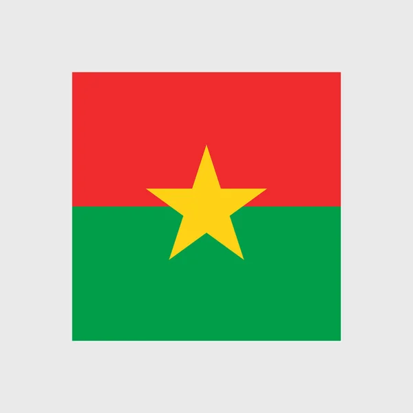 Burkina faso zászlaja — Stock Vector