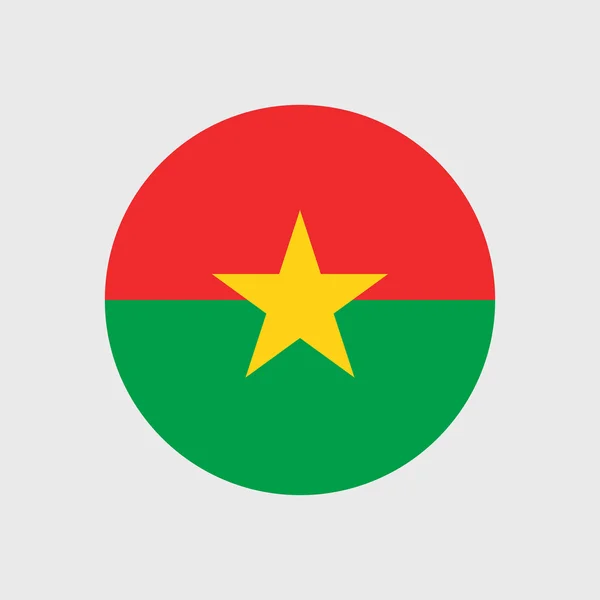 Flaga narodowa Burkina faso — Wektor stockowy