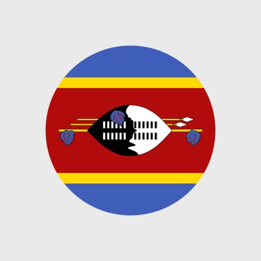 Swaziland national flag clipart