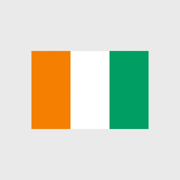Nationalflagge der Elfenbeinküste — Stockvektor
