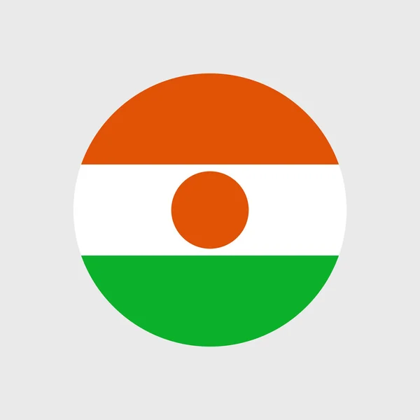 Bandera Nacional de Níger — Vector de stock