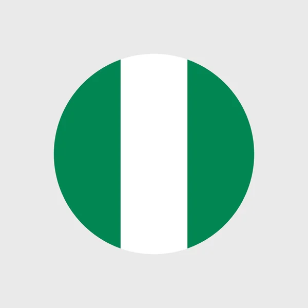 Bandeira Nacional da Nigéria — Vetor de Stock