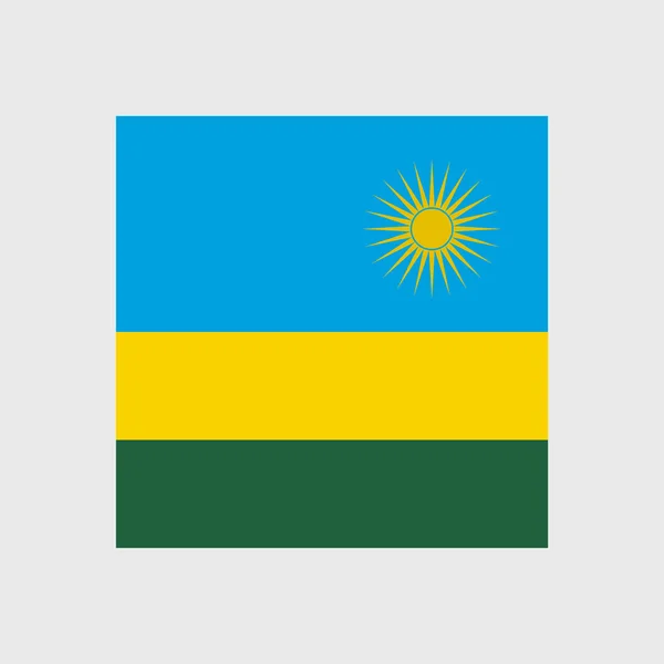 卢旺达国旗 — 图库矢量图片