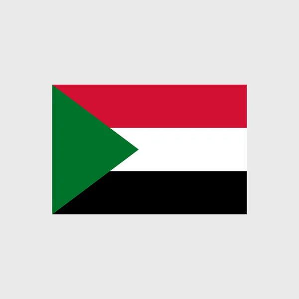 Flaga Sudanu — Wektor stockowy