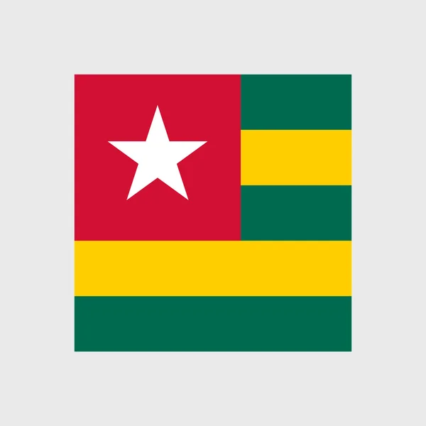 Vlag van Togo — Stockvector