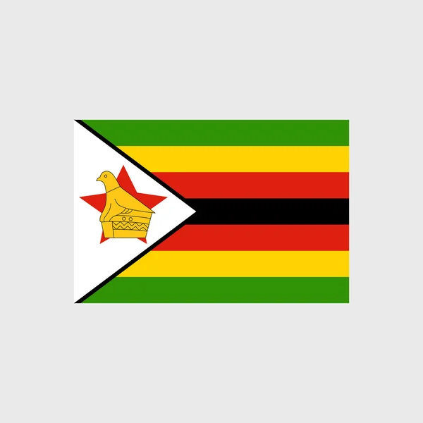 Zimbabwe national flag — Stock Vector