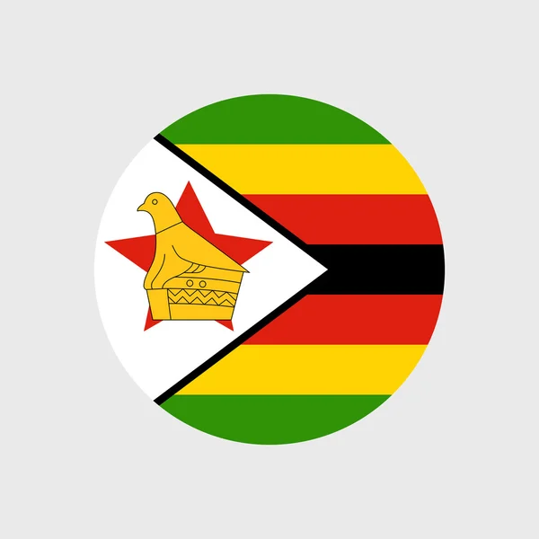 Zimbabwes flagga — Stock vektor