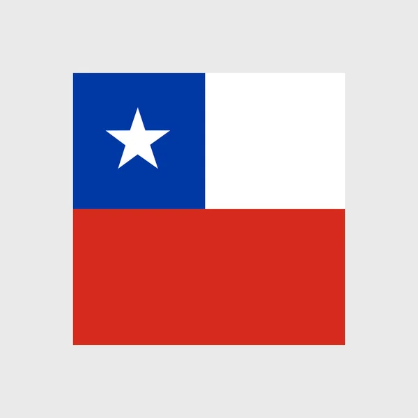 Bandeira Nacional do Chile — Vetor de Stock