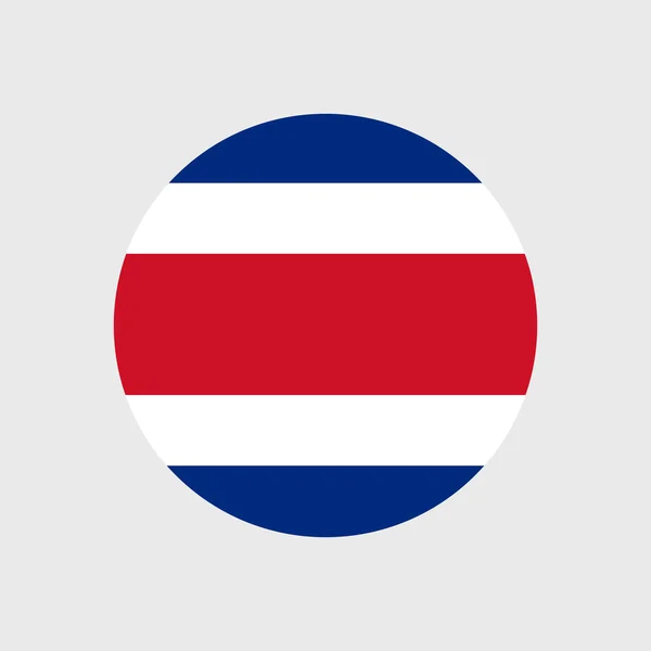 Nationale vlag van Costa rica — Stockvector