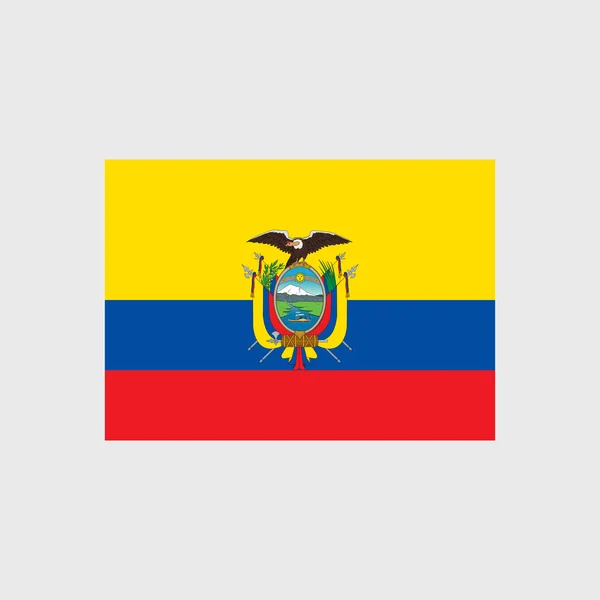 Flaga narodowa Ekwador — Wektor stockowy