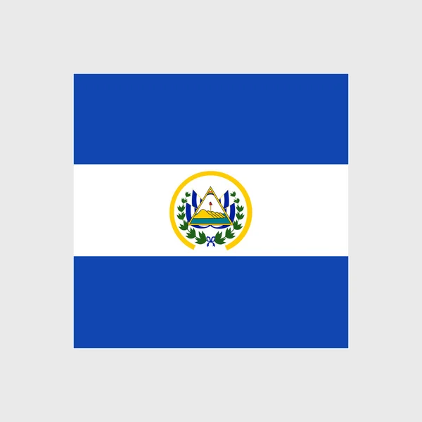 Bandera Nacional de El Salvador — Vector de stock