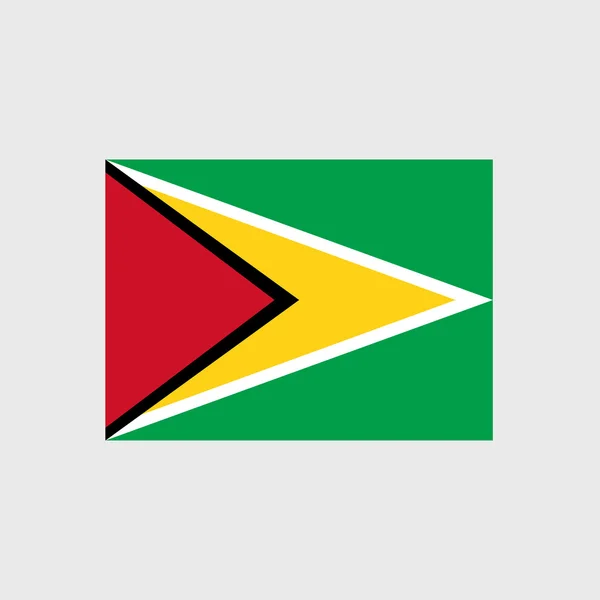 Nationale vlag van Guyana — Stockvector