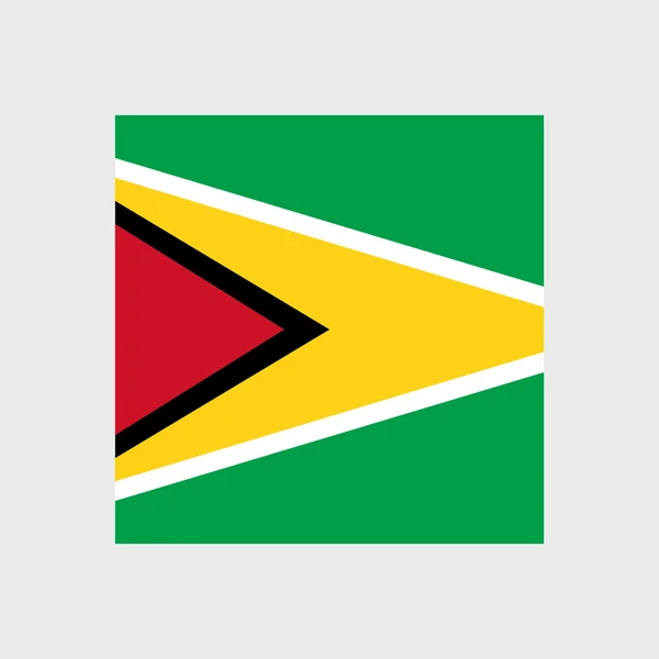 Bandiera nazionale della Guyana — Vettoriale Stock