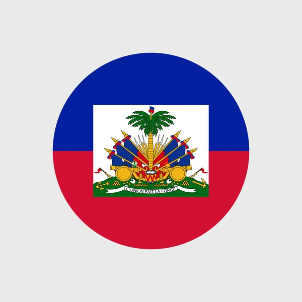 Národní vlajka Haiti — Stockový vektor