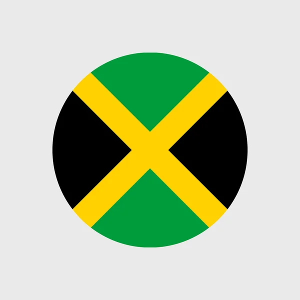 Nationale vlag van Jamaica — Stockvector