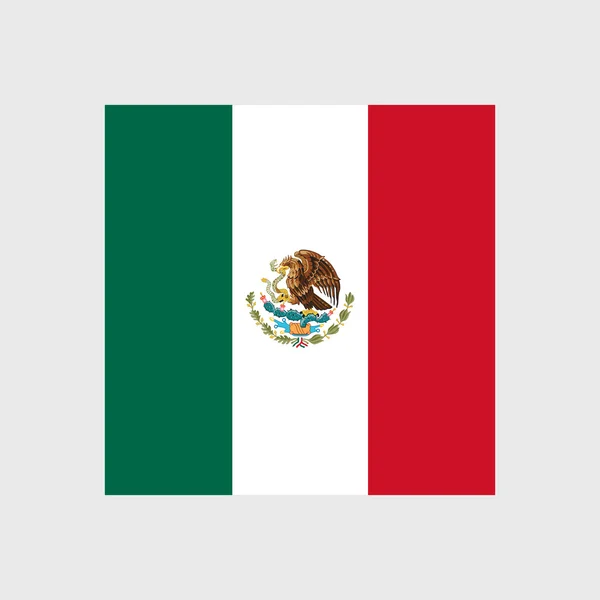 Meksyk Flaga narodowa — Wektor stockowy