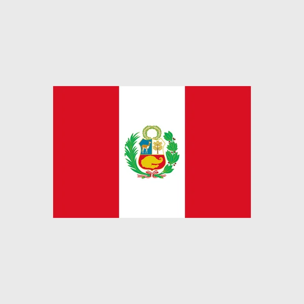 Flaga narodowa Peru — Wektor stockowy