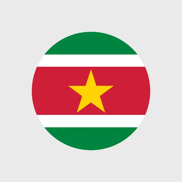 Bandeira Nacional do Suriname —  Vetores de Stock