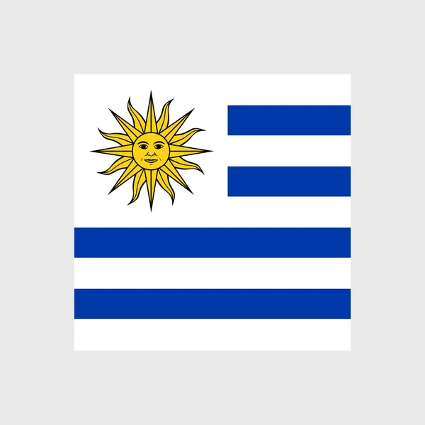 Uruguay zászlaja — Stock Vector