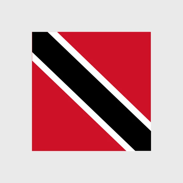 Trinidad und Tobago Nationalflagge — Stockvektor