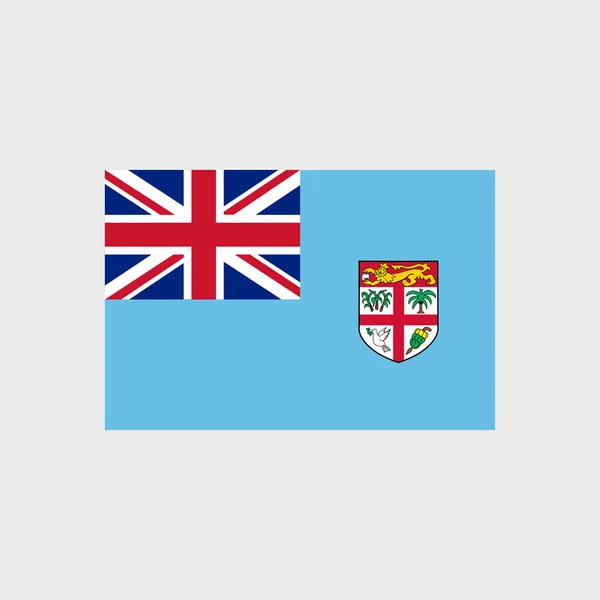 Fiji national flag — Stock Vector