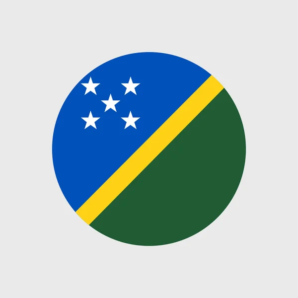 Flaga Wysp Salomona — Wektor stockowy