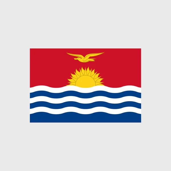 キリバス共和国の国旗 — ストックベクタ