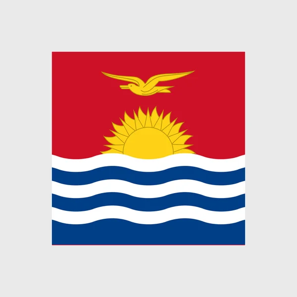 Nationale vlag van Kiribati — Stockvector