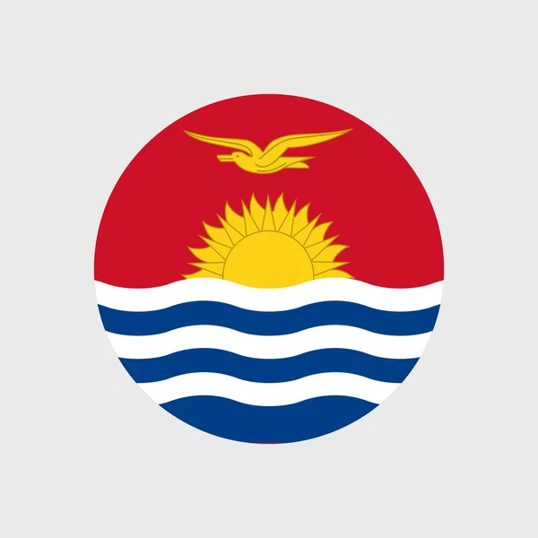 Nationale vlag van Kiribati — Stockvector