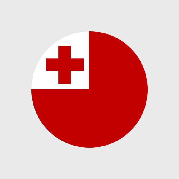 Tonga-Nationalflagge — Stockvektor