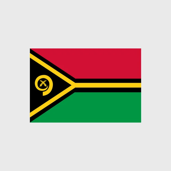 Bandeira Nacional de Vanuatu — Vetor de Stock