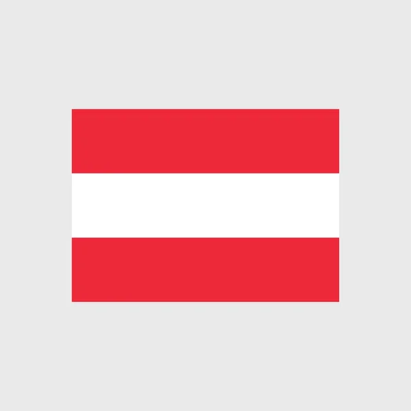 Österreichische Nationalflagge — Stockvektor