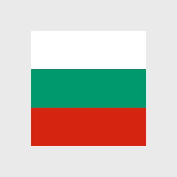 Bulgaria bandera nacional — Vector de stock