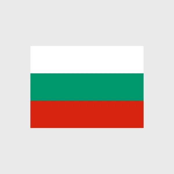 Bulgaristan Ulusal bayrak — Stok Vektör