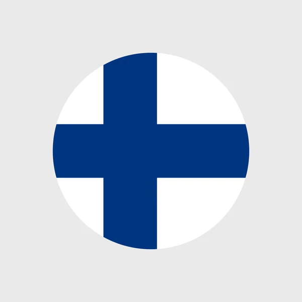 Národní vlajka Finska — Stockový vektor