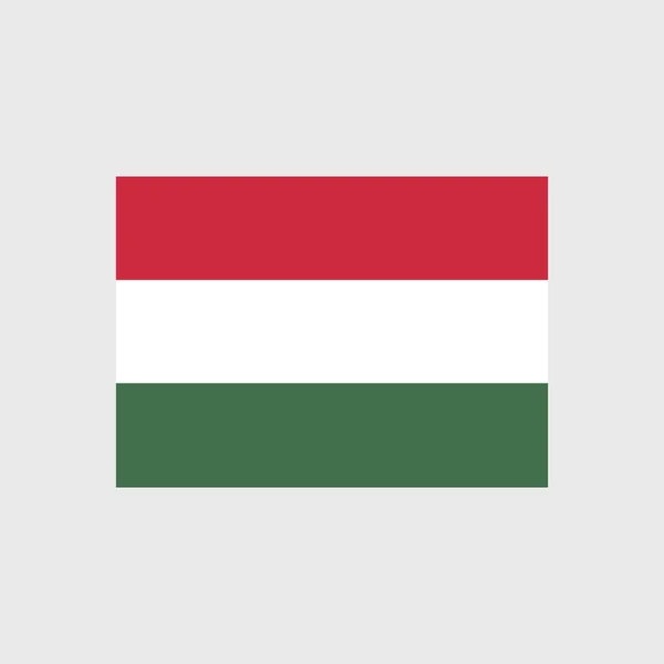 Bandera Nacional de Hungría — Vector de stock